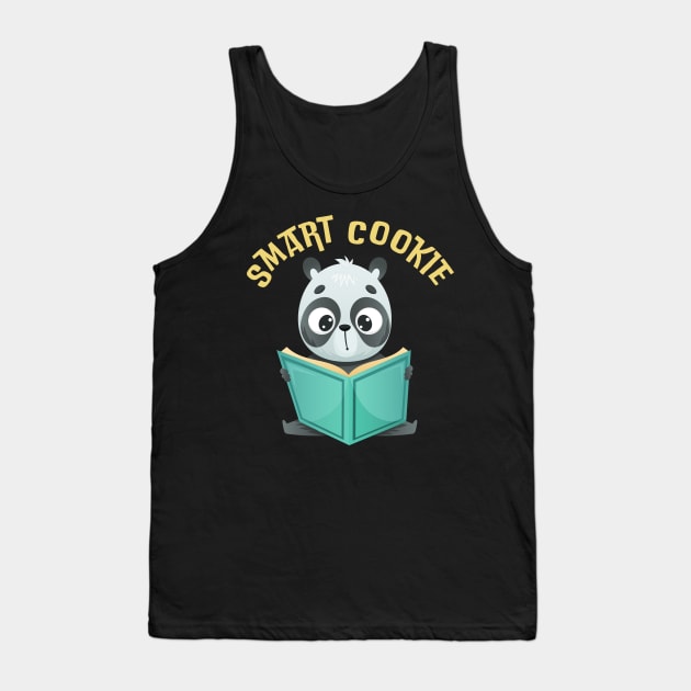 Cute Smart Cookie Sweet little reading panda hello cute baby outfit Tank Top by BoogieCreates